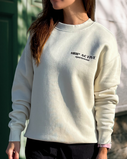 Ladies Running Club Sweatshirt [Cream]