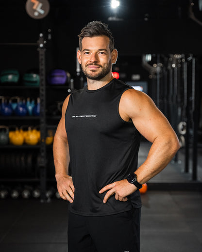 Men's Black Training Tank