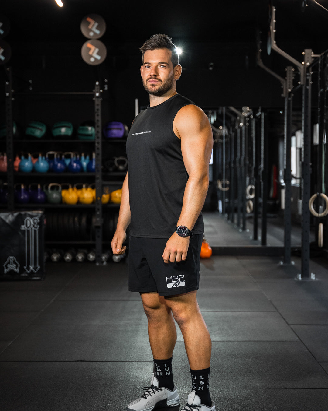 Men's Black Training Tank