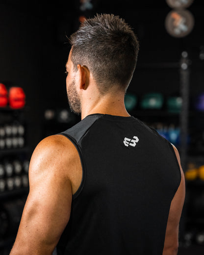 Men's Black Training Tank